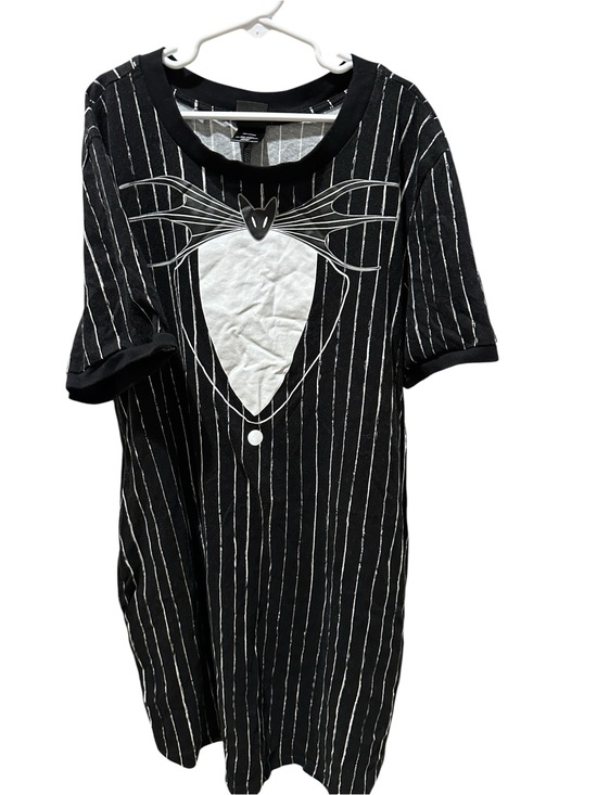Disney Dresses & Skirts - Disney The Nightmare Before Christmas Jack Skeleton Striped Dress